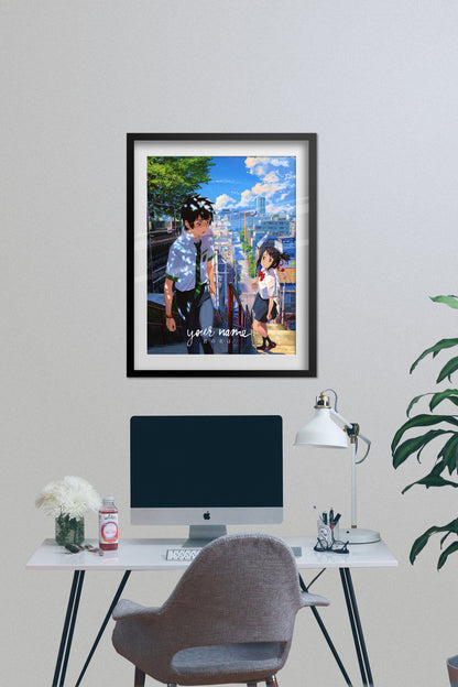 Kimi no Na Wa (Your Name) Poster - "The Steps That Connected Us" Artwork