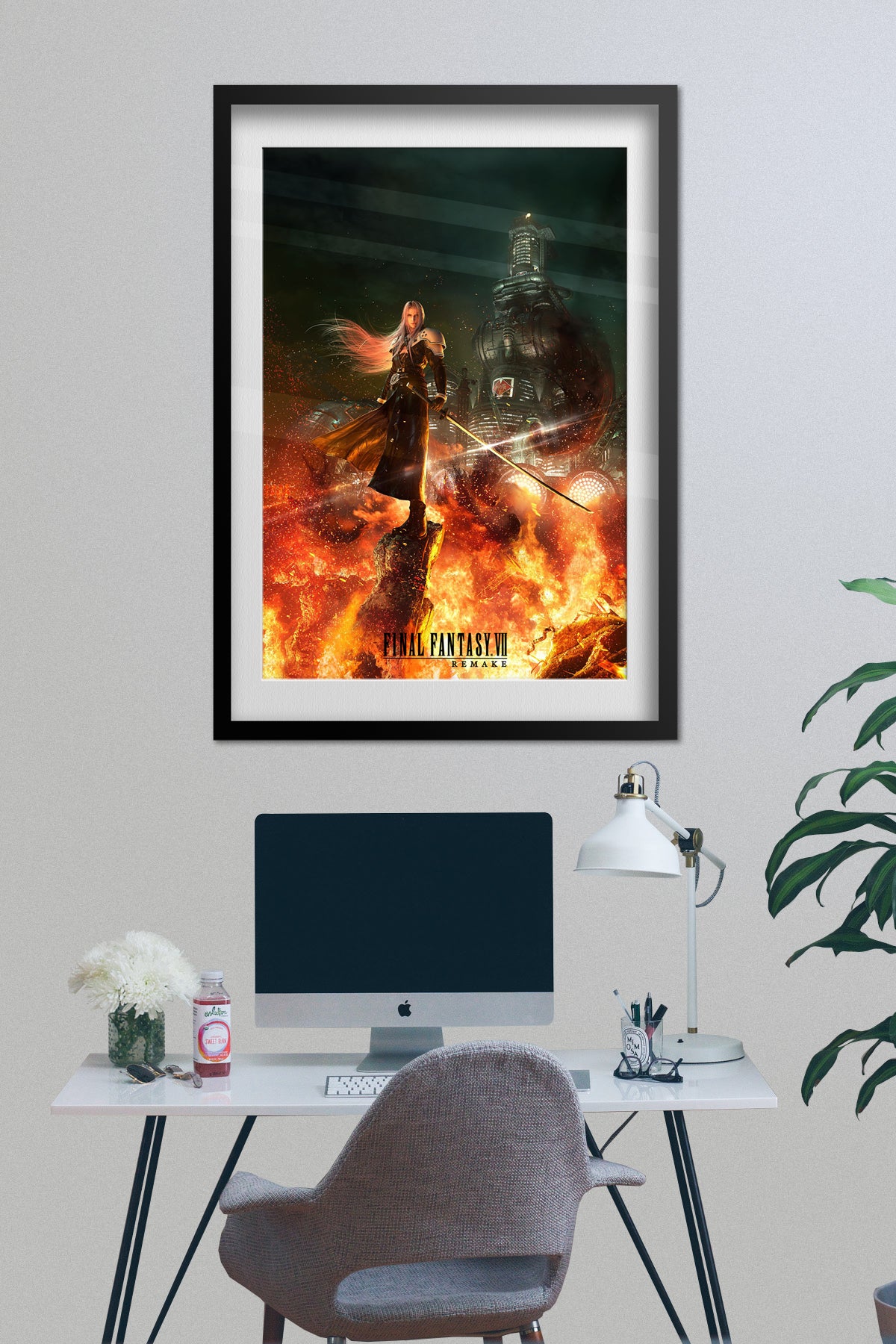 Final Fantasy VII (7) Remake Poster - Sephiroth Key Art