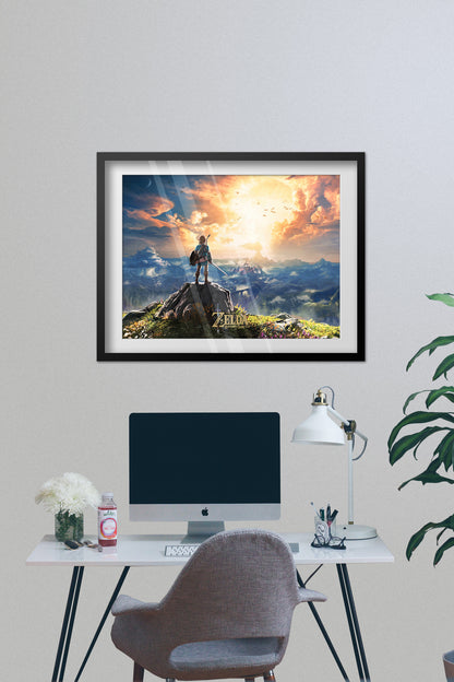 The Legend of Zelda: Breath of the Wild Poster - Official Key Art
