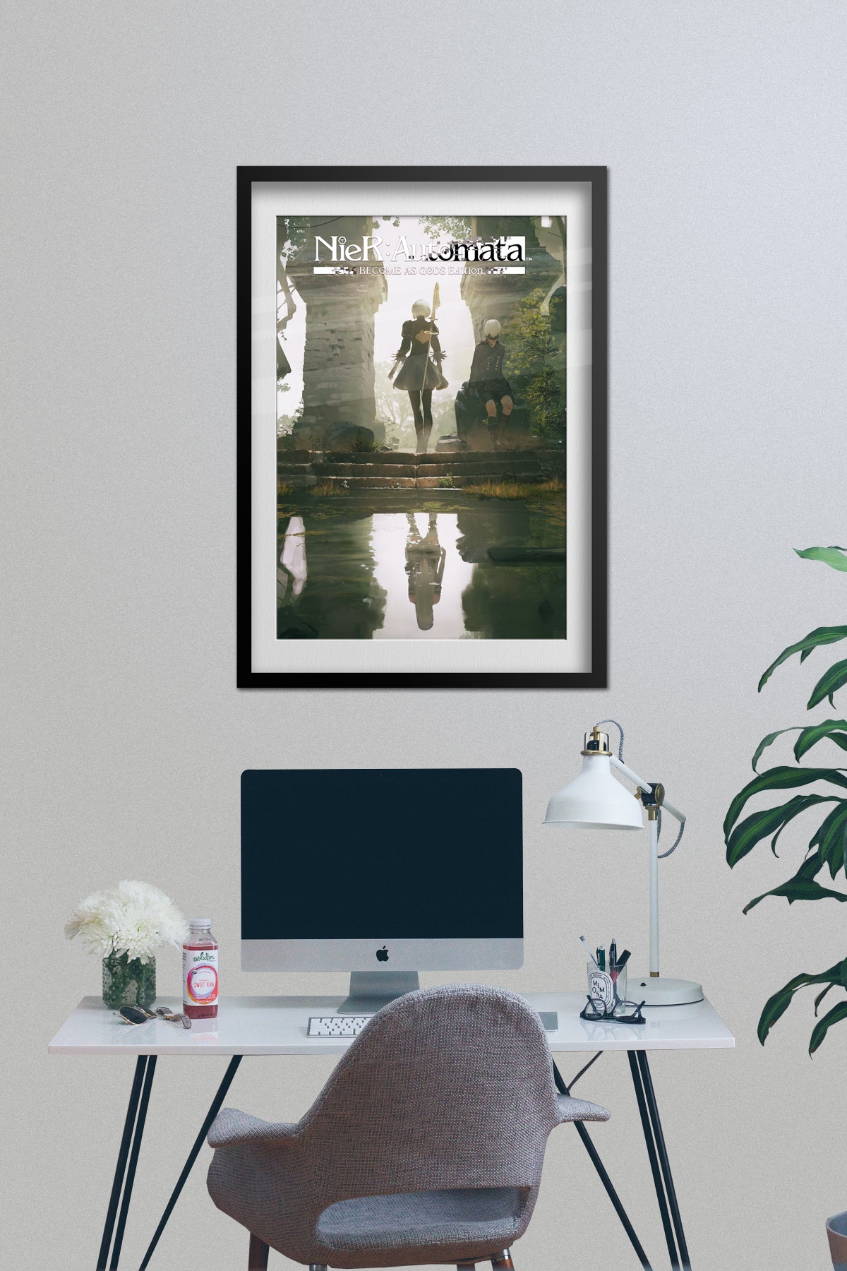 Nier Automata Poster - Become as God Official Key Art