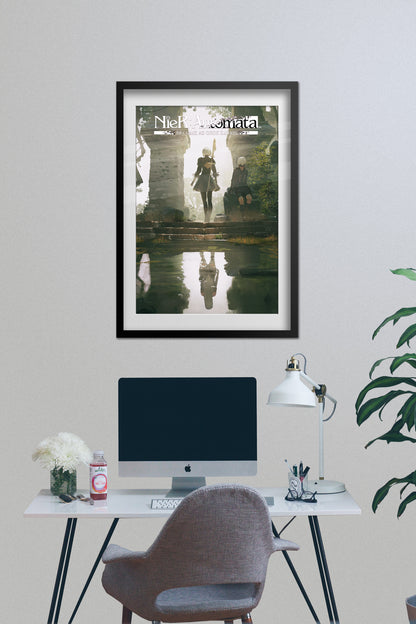 Nier Automata Poster - Become as God Official Key Art