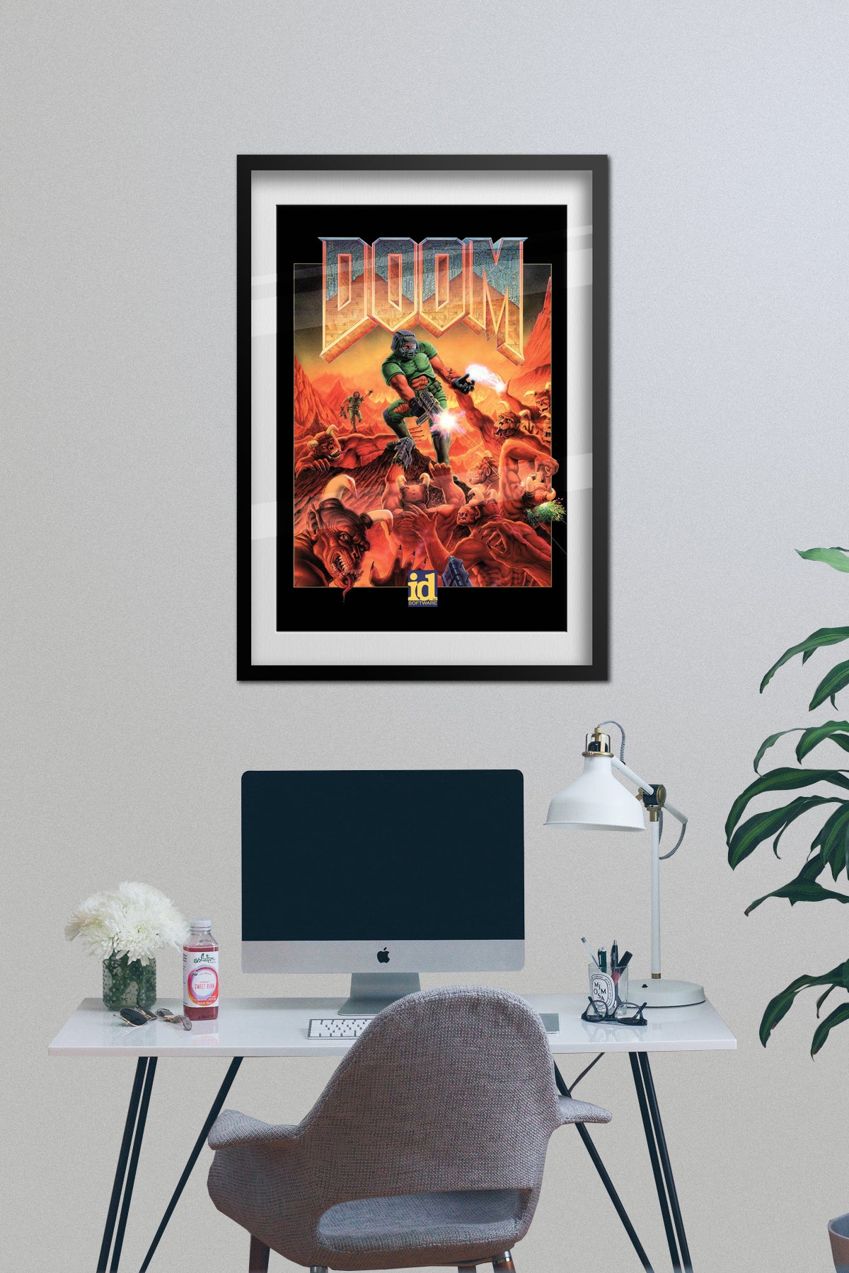 Doom Poster — Retro Official Art Print | Classic FPS Gaming Wall Art