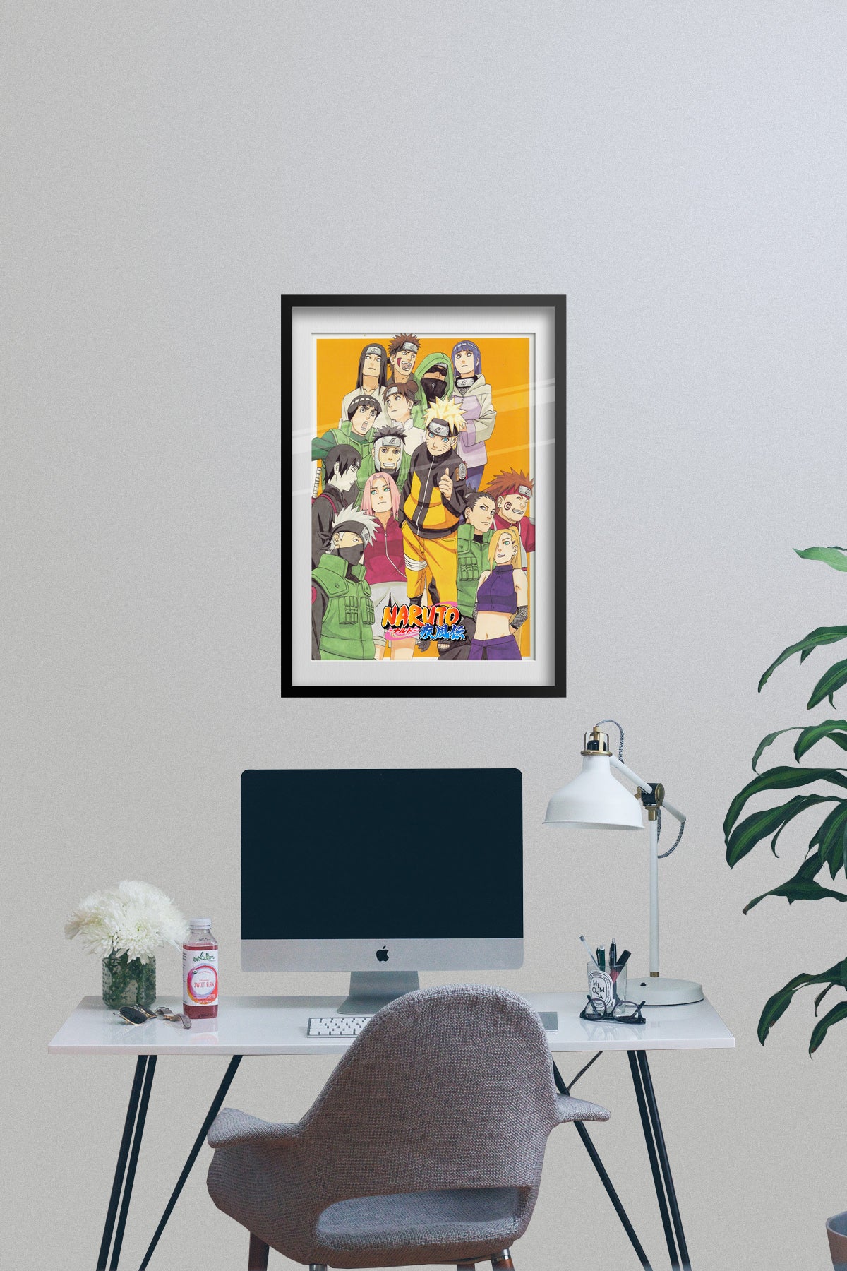 Naruto Poster - Naruto and his Friends Art