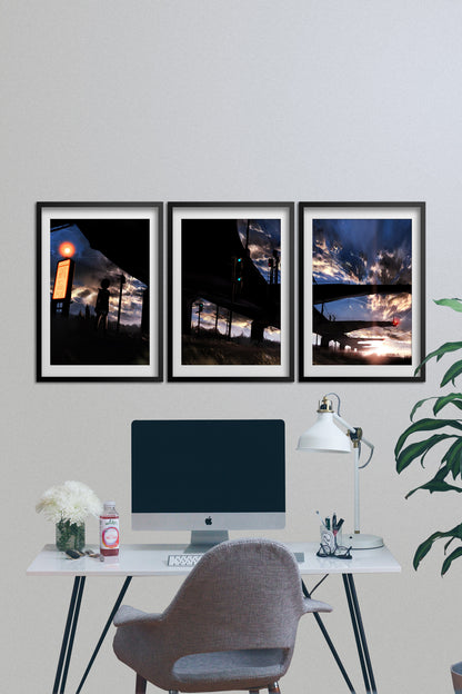 Anime Scenery - Set of 3