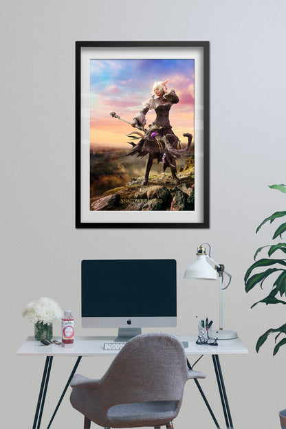 Final Fantasy XIV Online Shadowbringers Poster - Y'shtola Key Art