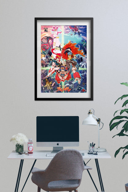 Gurren Lagann Anime Poster - Official Art