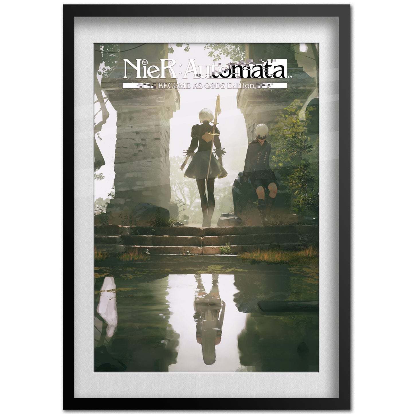 Nier Automata Poster - Become as God Official Key Art