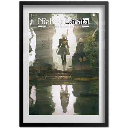 Nier Automata Poster - Become as God Official Key Art
