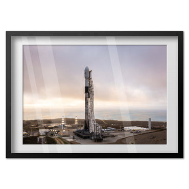 Space X Falcon 9 Rocket Photograph Poster