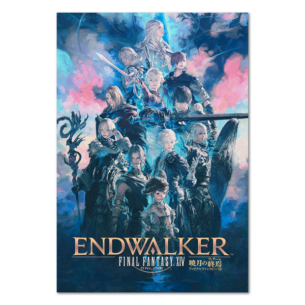 Final Fantasy XIV (14) Online Endwalker Poster - Official Key Art Square Enix MMORBG FFXIV Endwalker