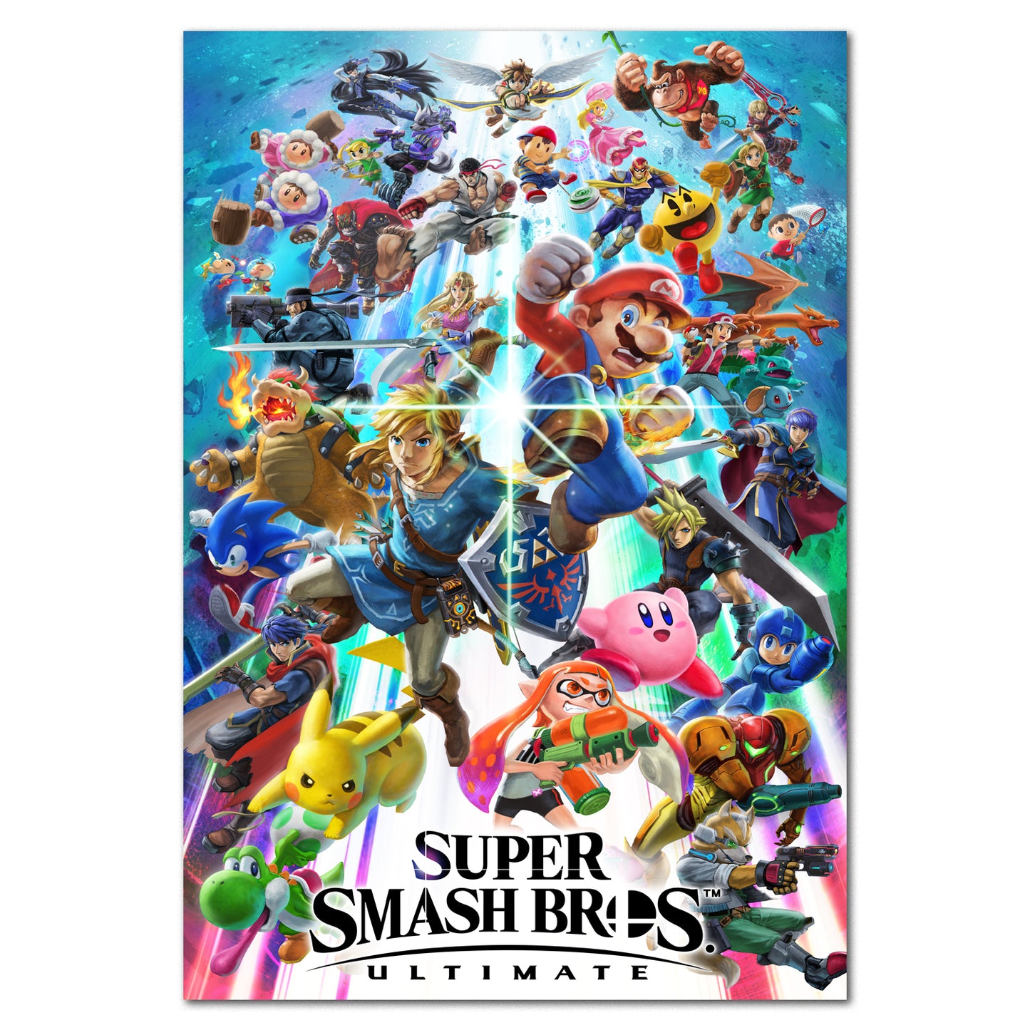 Super Smash Bros Ultimate Poster - Official Art
