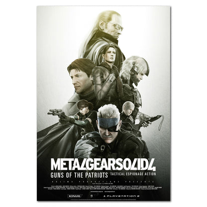 Metal Gear Solid IV Poster