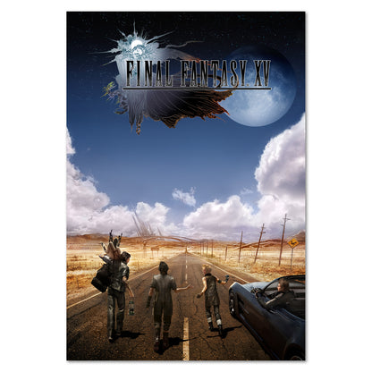 Final Fantasy XV (15)  Poster - The King's Road Box Art