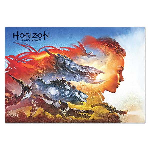 Horizon Zero Dawn, The Frozen Wilds poster, an art print by