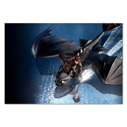How to Train Your Dragon: The Hidden World Poster - Hiccup and Toothless