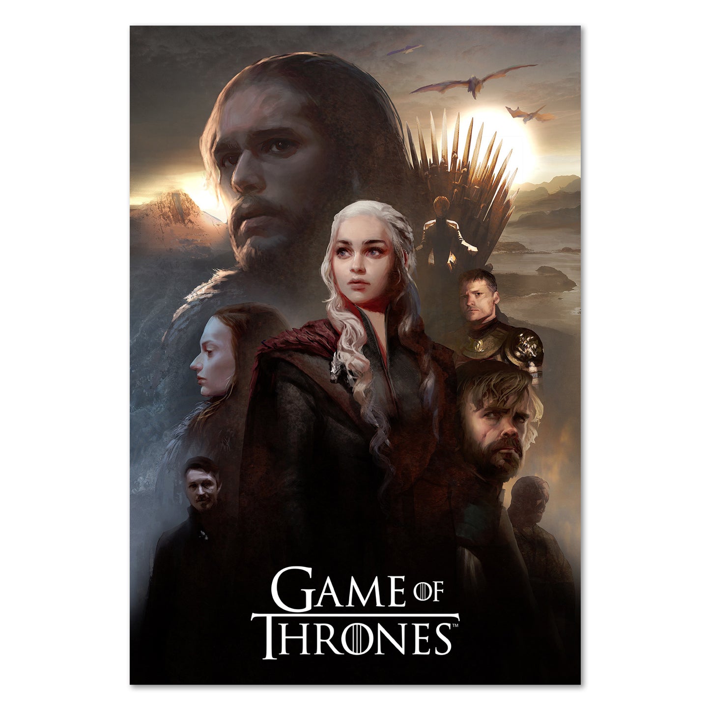Game of Thrones Poster - Collage Art 01