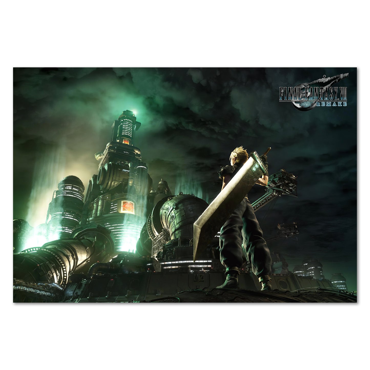 Final Fantasy VII (7) Remake Poster - Official Key Art
