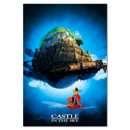 Castle in the Sky Anime Poster - Studio Ghibli - Official Art