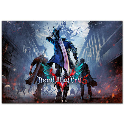 Devil May Cry 5 Poster — Official Art Print | Capcom DMC Wall Art