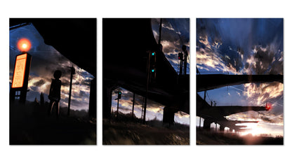 Anime Scenery - Set of 3