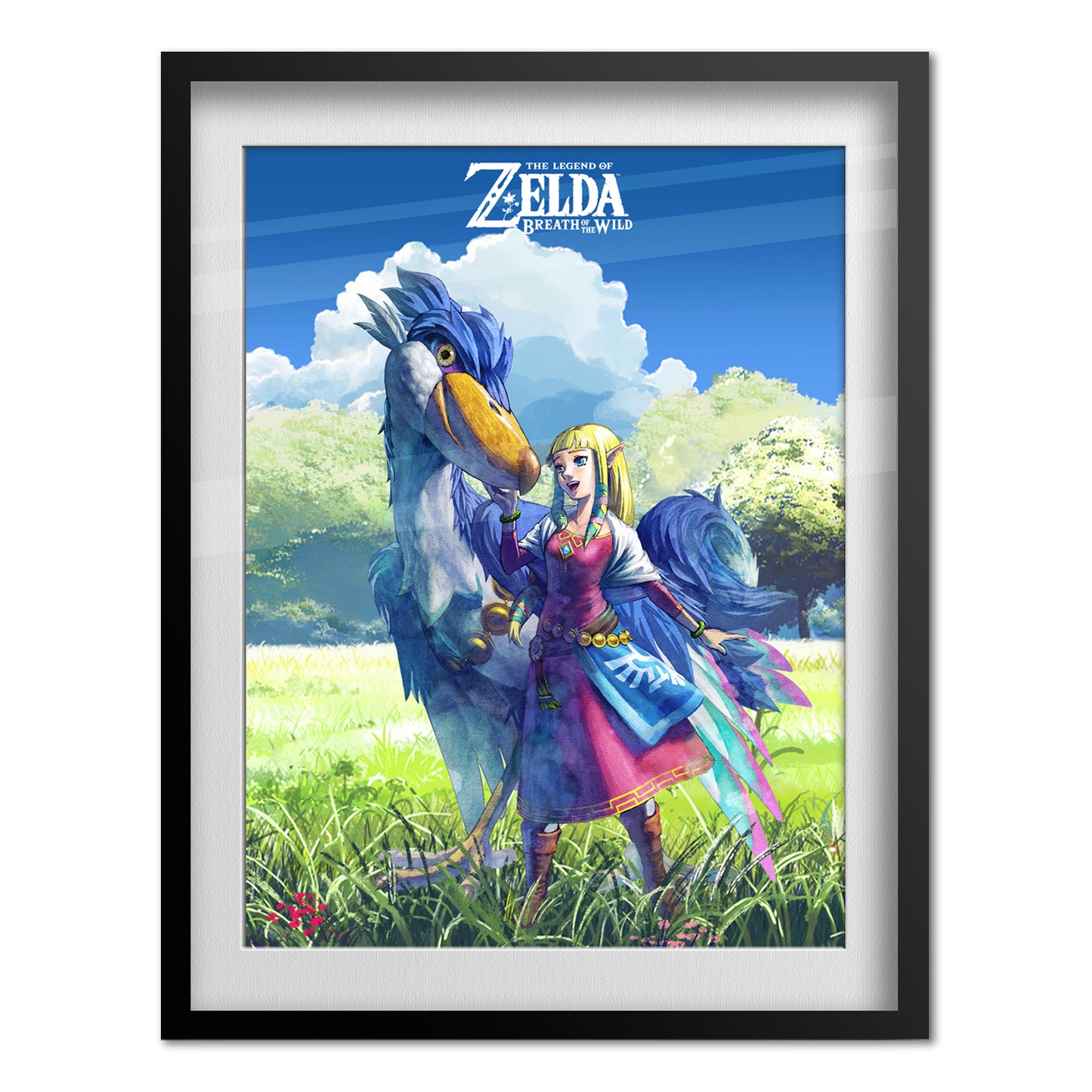 The Legend of Zelda: Breath of the Wild Poster - Princess Zelda Exclusive Art