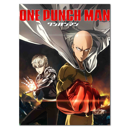 One Punch Man Anime Poster - Season 1 Official Art