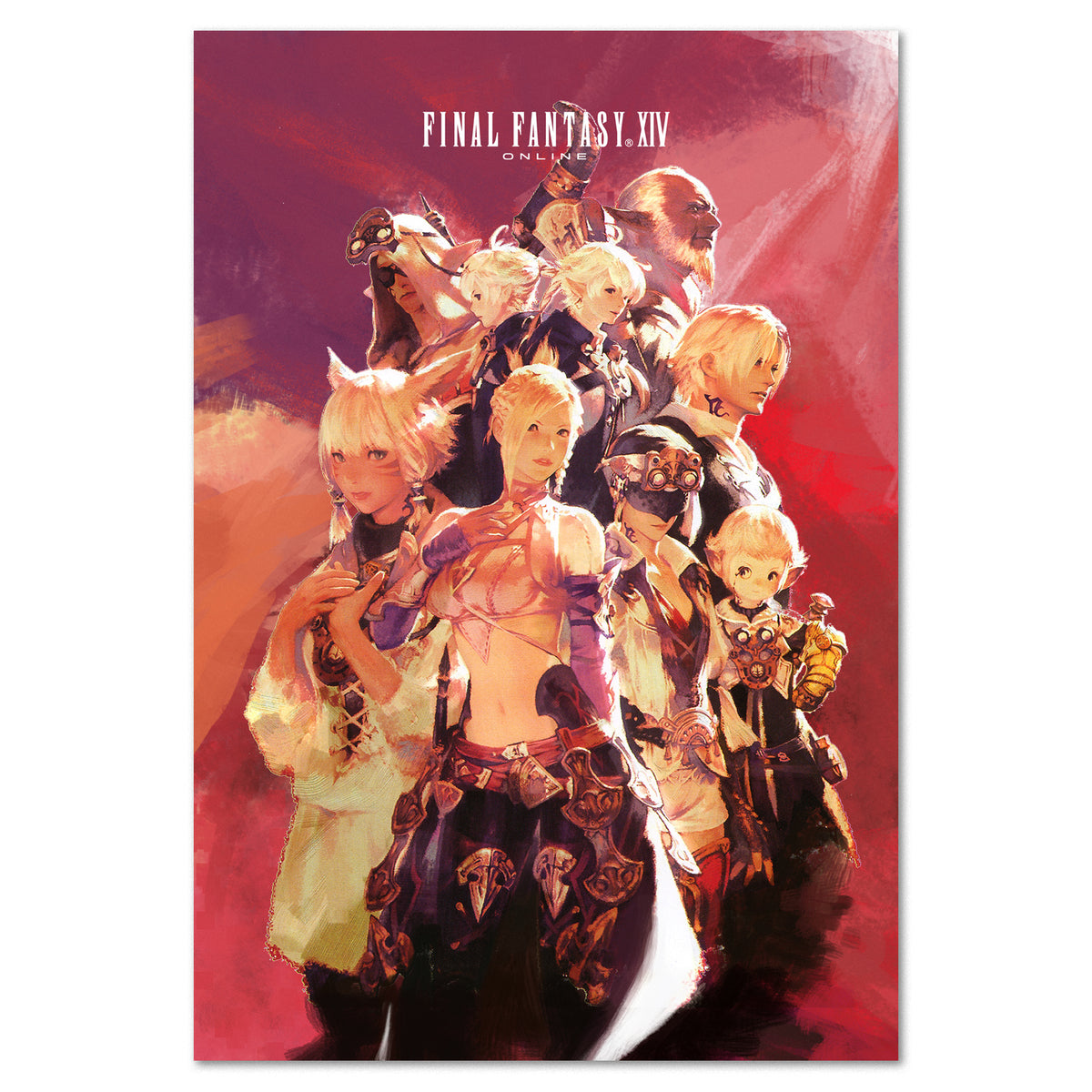 Final Fantasy XIV Online Poster The Scions Key Art | Pira Boxes