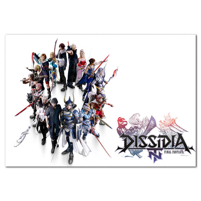 Final Fantasy Dissidia Poster - Protagonists Collage Art