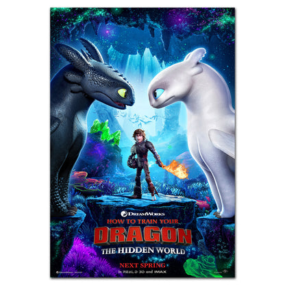 How to Train Your Dragon: The Hidden World Poster - Official Art