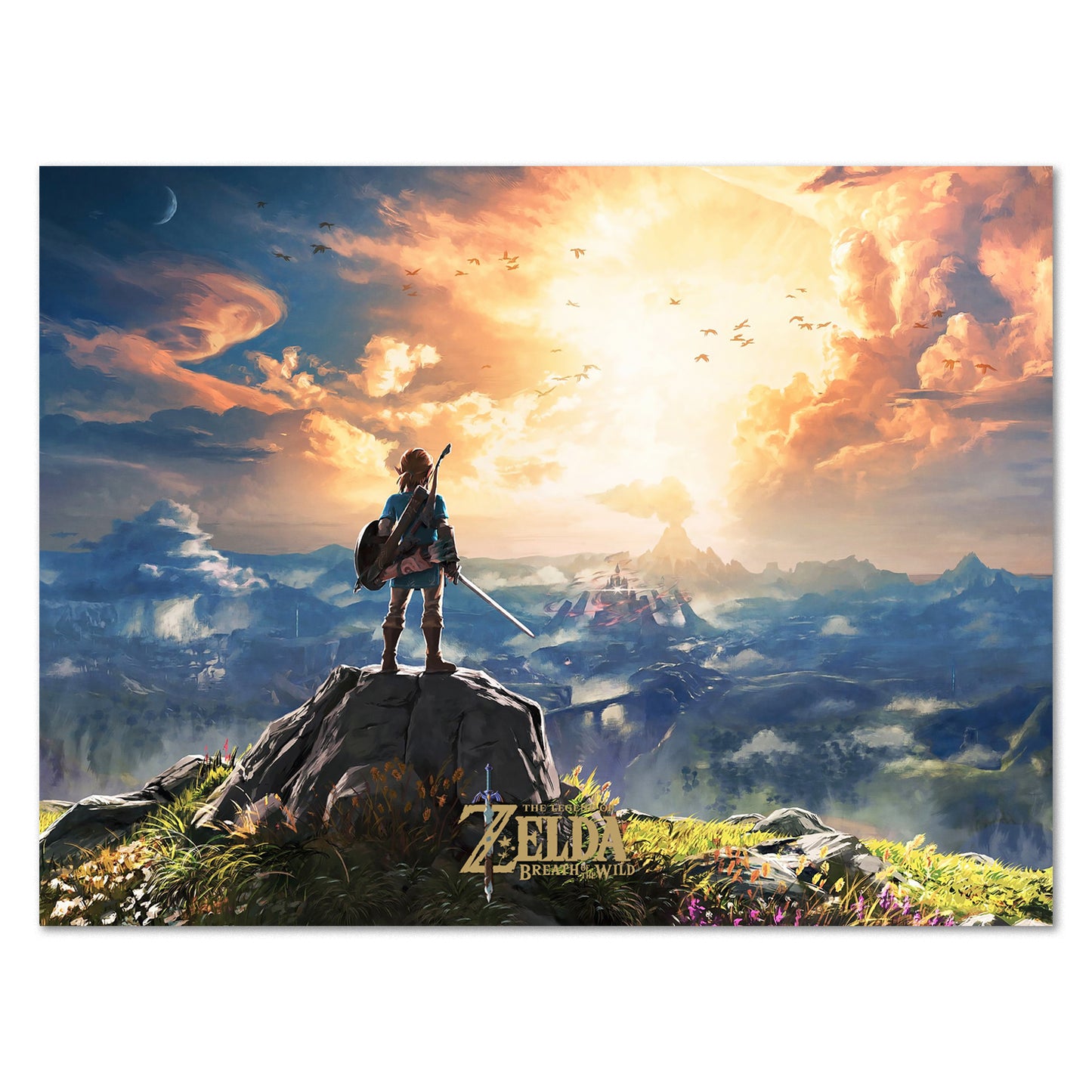 The Legend of Zelda: Breath of the Wild Poster - Official Key Art