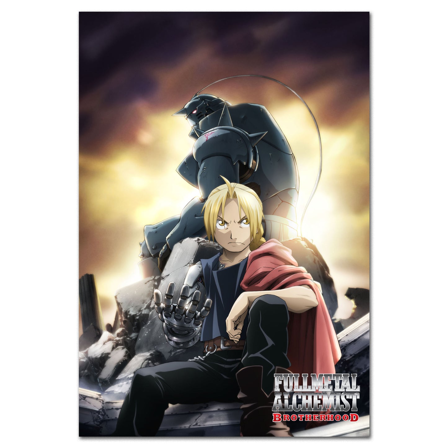 Fullmetal Alchemist: Brotherhood Anime Poster -  Official Art
