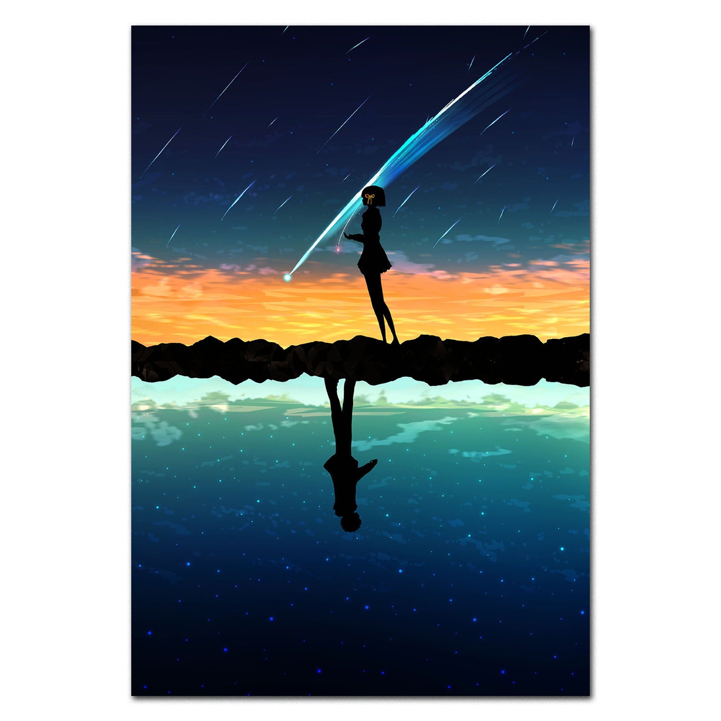 Kimi no Na Wa (Your Name) Poster - "2 Worlds" Artwork