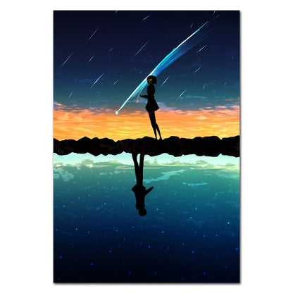 Kimi no Na Wa (Your Name) Poster - "2 Worlds" Artwork