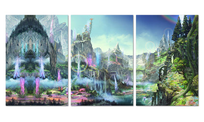 Final Fantasy XIV Online: Shadowbringers Poster - Il Mheg Set of 3 Posters