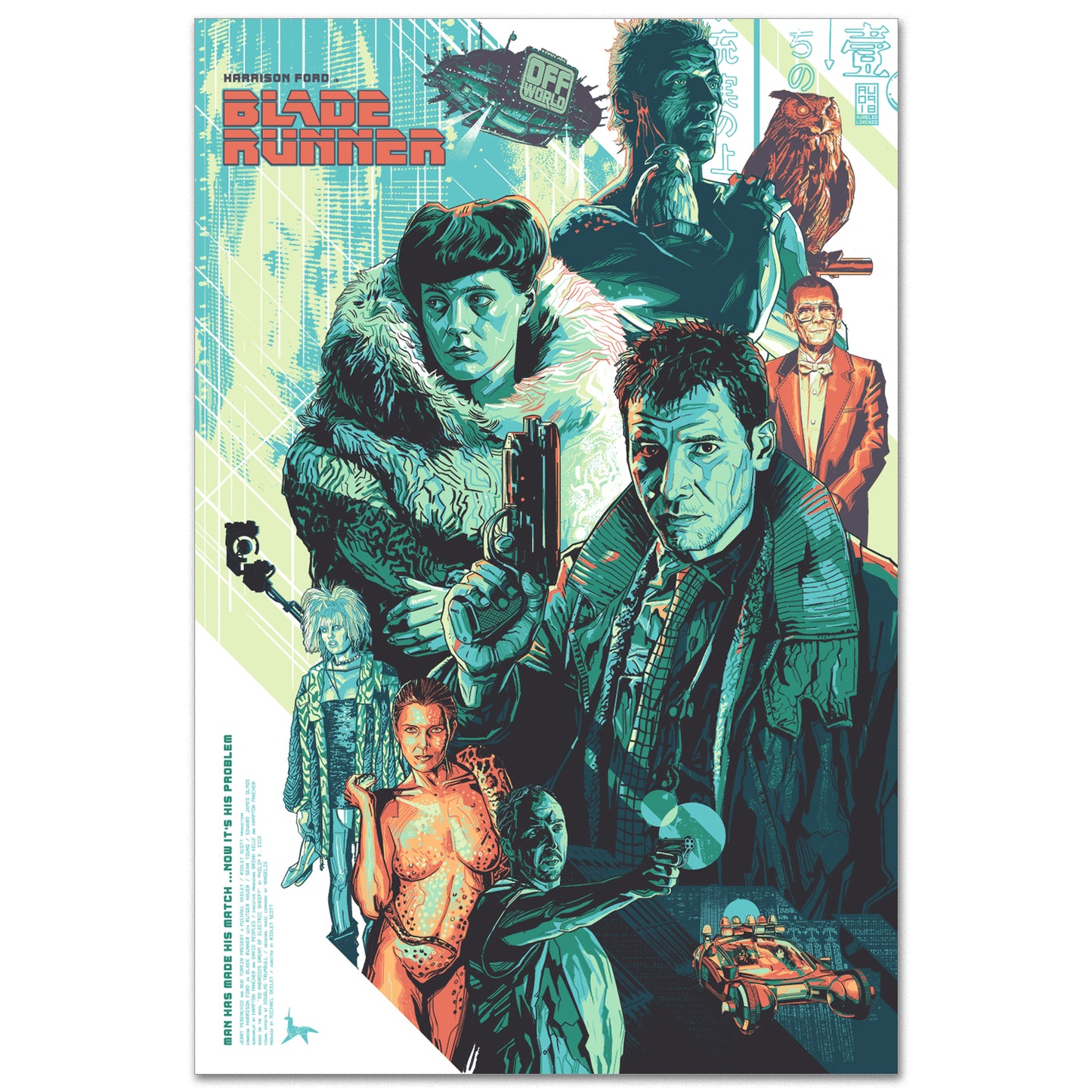 Blade Runner Movie Poster - Official Artwork