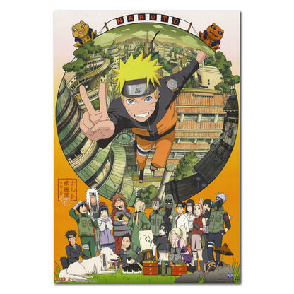 Naruto Poster - The Leaf Village Promotion Art