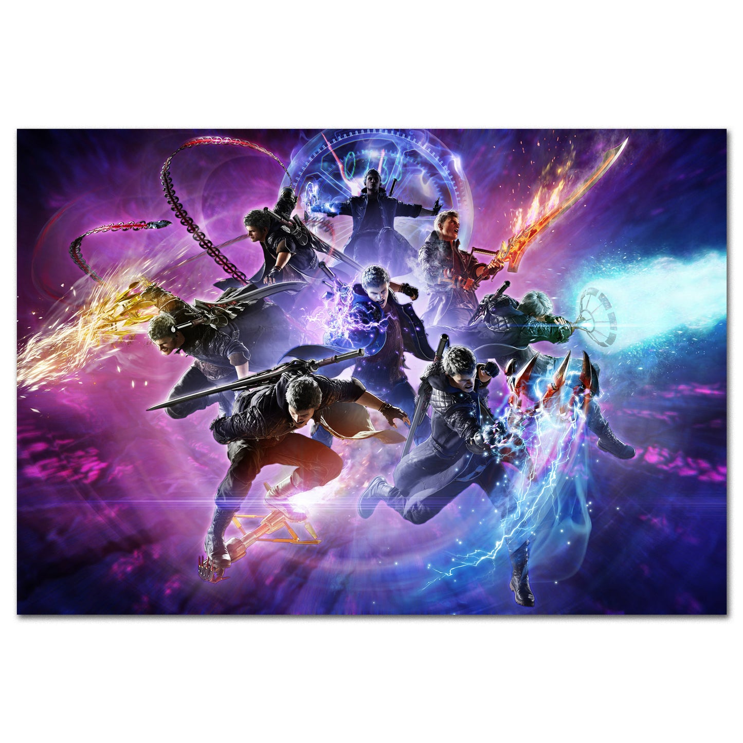 Devil May Cry 5 Poster — Nero Key Art Print 01 | Capcom DMC Wall Art