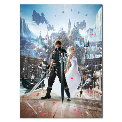Final Fantasy XV (15) Poster - Noctis and Luna Key Art