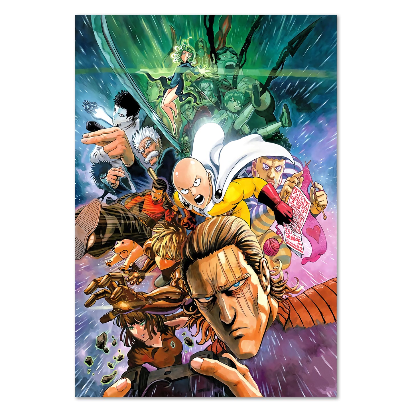 One Punch Man Anime Poster - Official Art