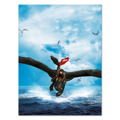 How to Train Your Dragon 2 Poster - Textless Art