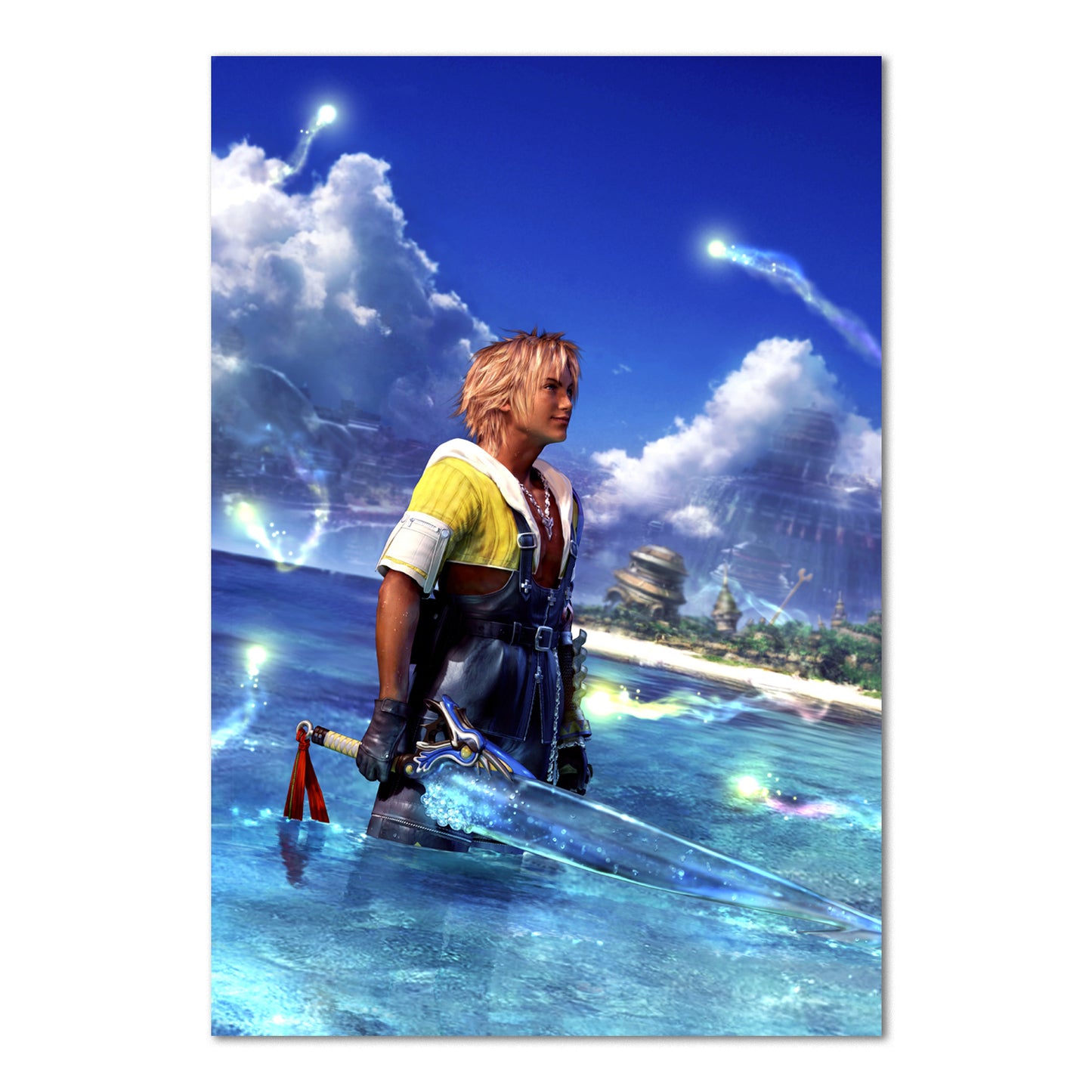 Final Fantasy X (10) Poster - Tidus Key Art Square Enix
