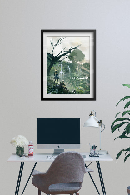 Nier Automata Poster - Music Book Art