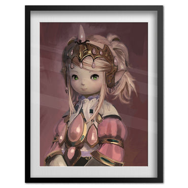 Final Fantasy XIV Online Poster - Sultana Nanamo Ul Namo Poitrait - Square Enix MMORBG Game