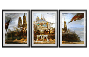 Final Fantasy XIV Online Poster - Ul'dah Set of 3 Posters