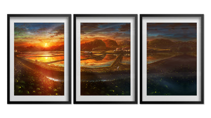 Anime Scenery 02 - Set of 3