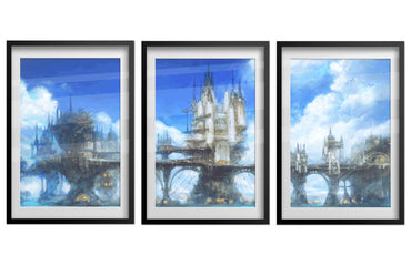 Final Fantasy XIV Online A Realm Reborn Poster - Limsa Lominsa  Set of 3 Posters