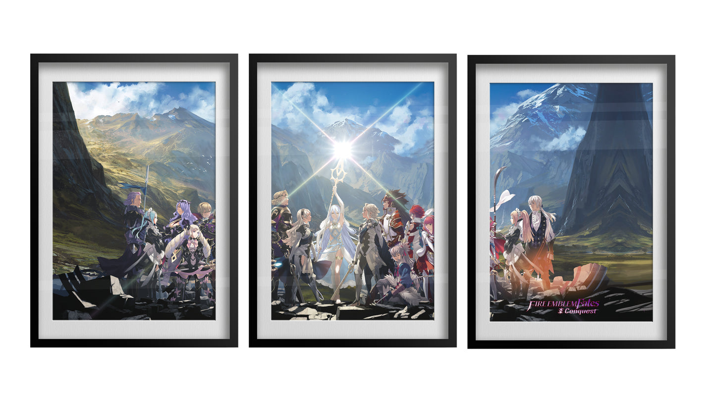 Fire Emblem Fates: Conquest Posters - Set of 3 Posters