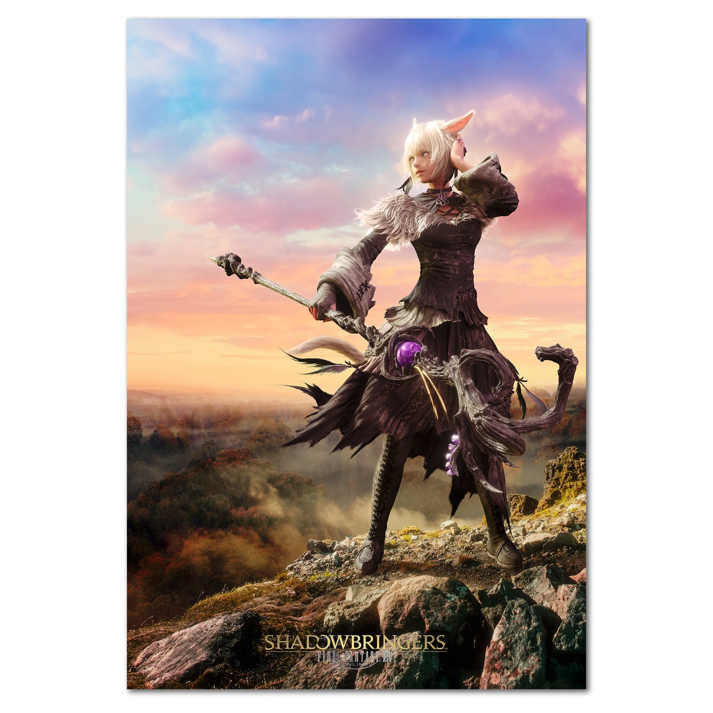 Final Fantasy XIV Online Shadowbringers Poster - Y'shtola Key Art