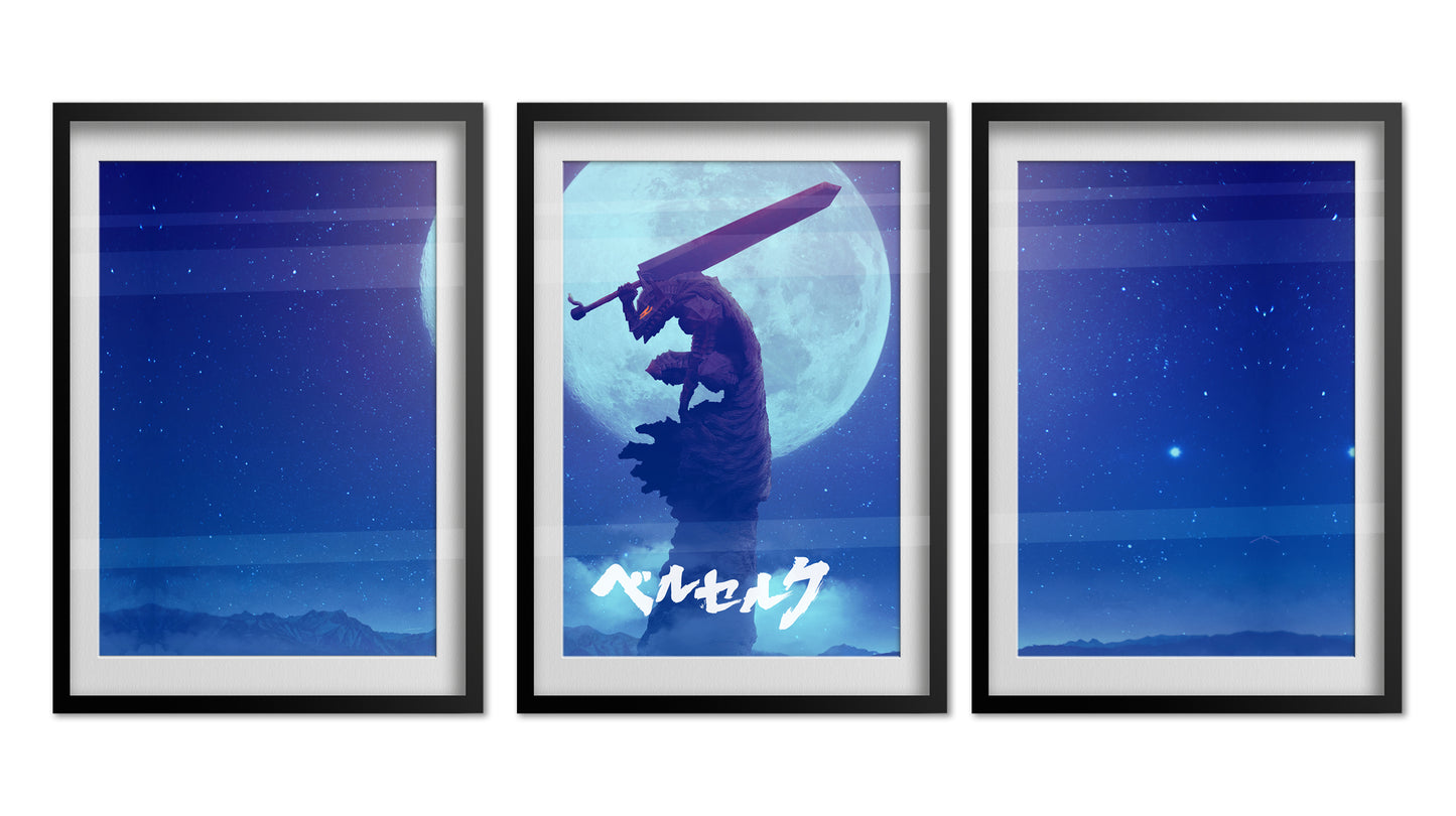 Berserk Anime Poster - Set of 3