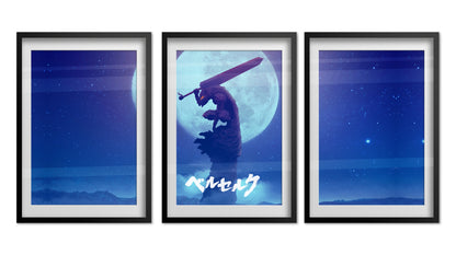 Berserk Anime Poster - Set of 3